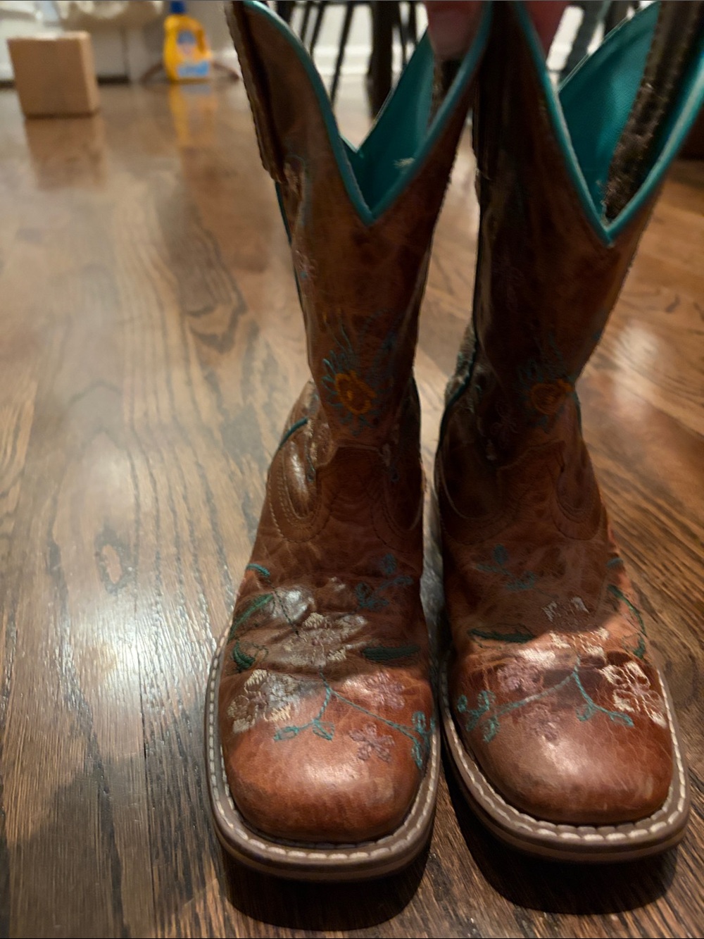 Children’s Leather Cowboy boots size 12.5